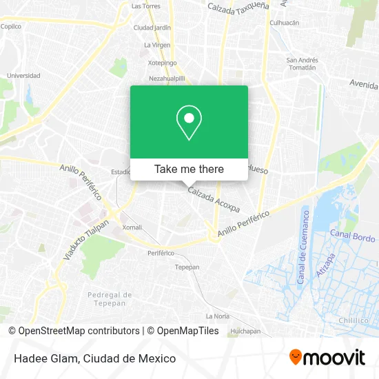 Hadee Glam map