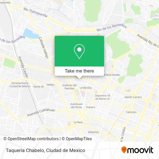 Taqueria Chabelo map