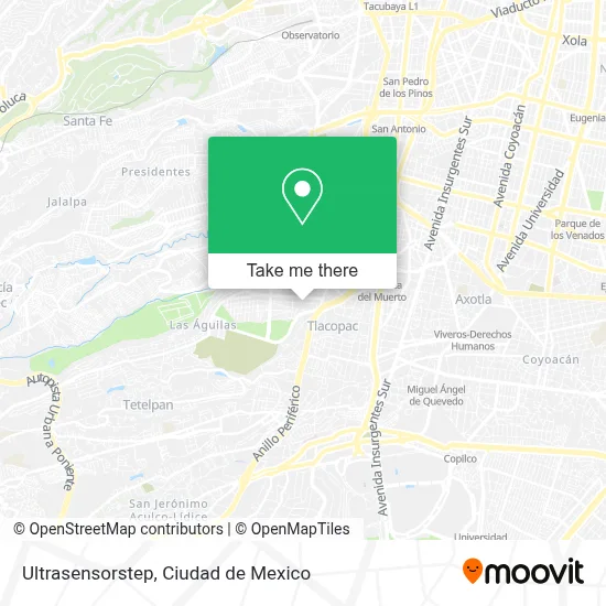 Ultrasensorstep map