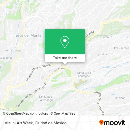 Visual Art Week map