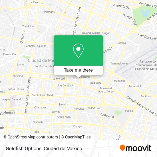 Goldfish Options map