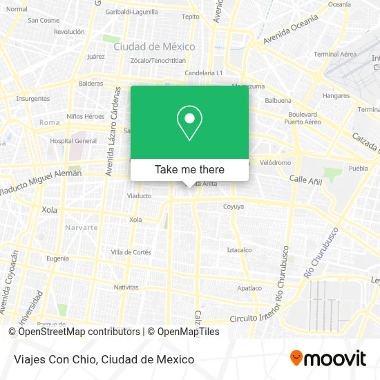 Viajes Con Chio map