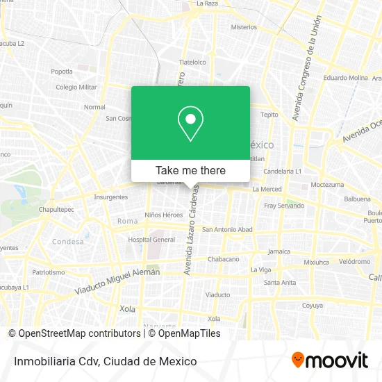 Inmobiliaria Cdv map