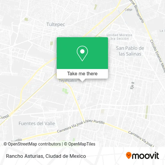Rancho Asturias map