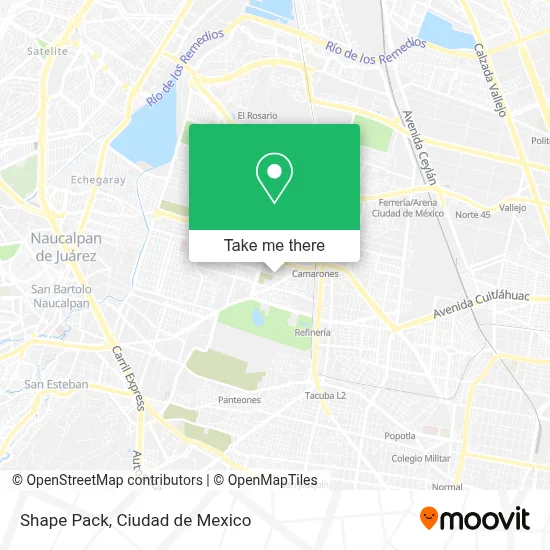 Shape Pack map