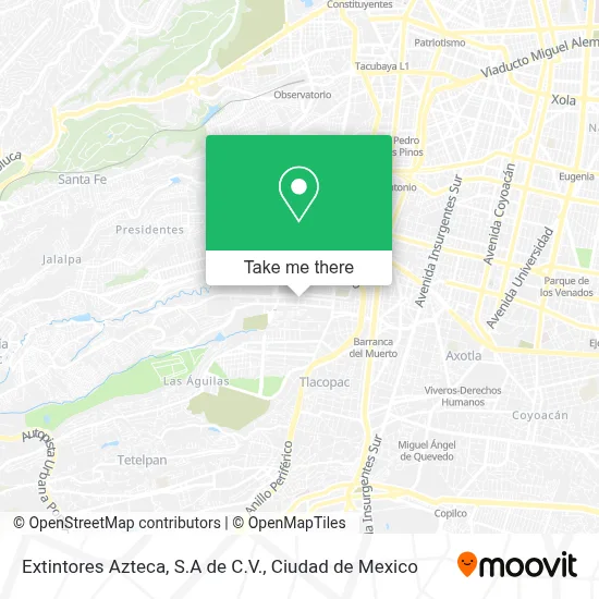 Extintores Azteca, S.A de C.V. map