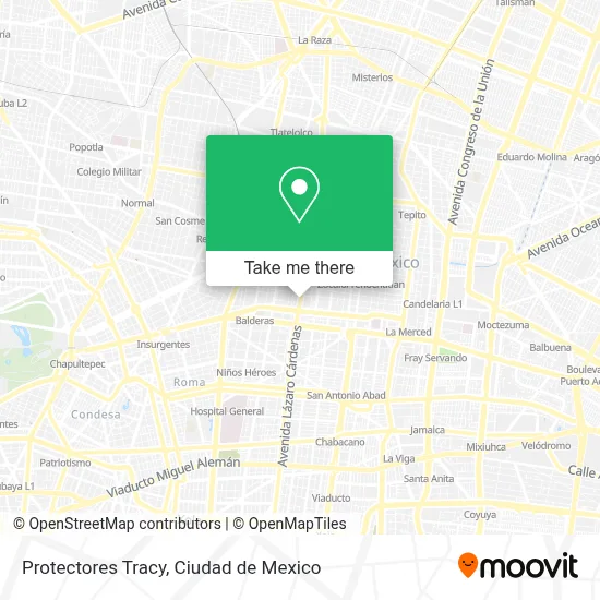 Protectores Tracy map