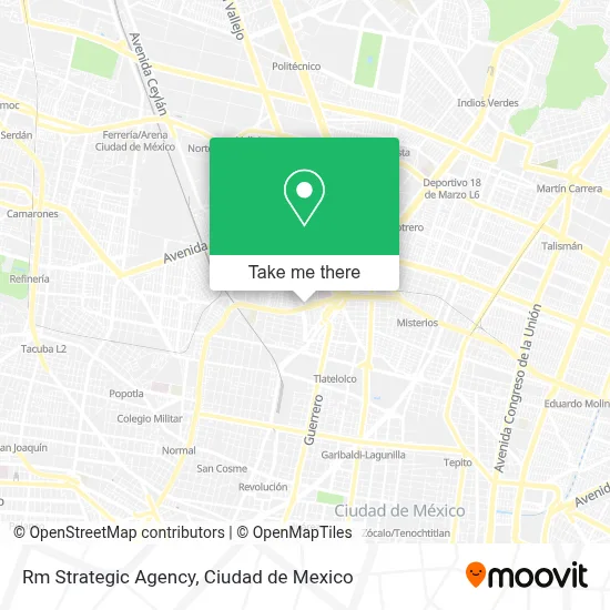 Rm Strategic Agency map