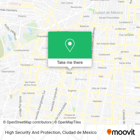 High Security And Protection map