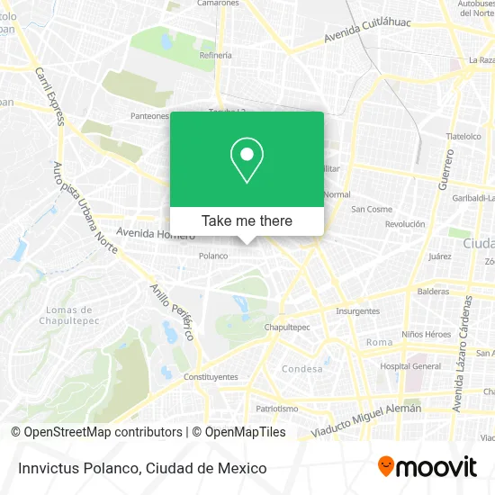 Innvictus Polanco map