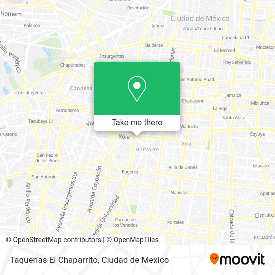 Taquerías El Chaparrito map