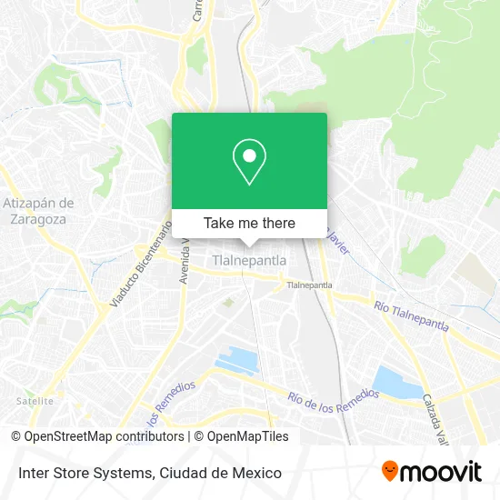 Inter Store Systems map