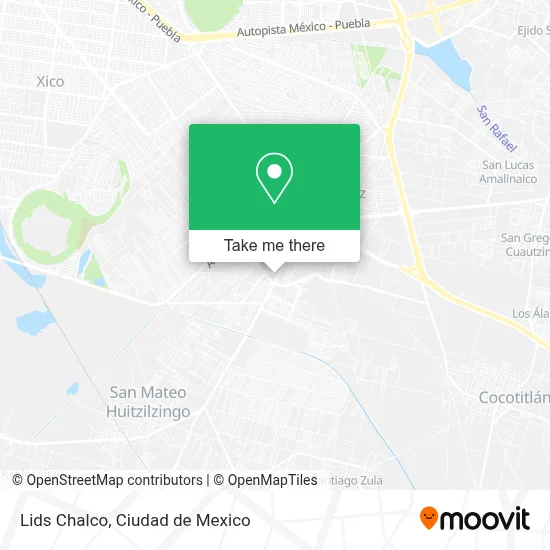 Lids Chalco map