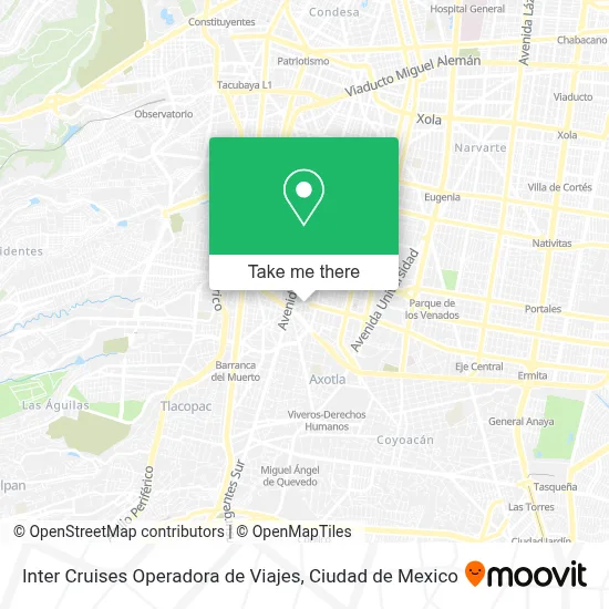 Inter Cruises Operadora de Viajes map
