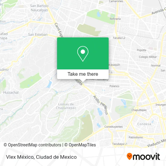 Vlex México map
