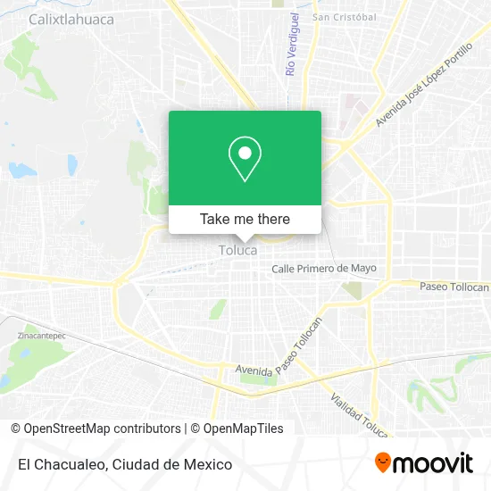 El Chacualeo map