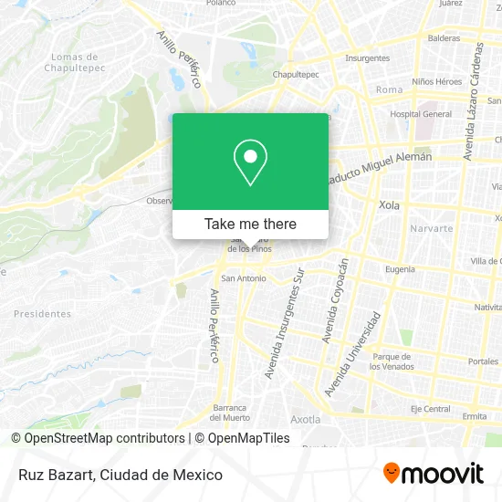 Ruz Bazart map