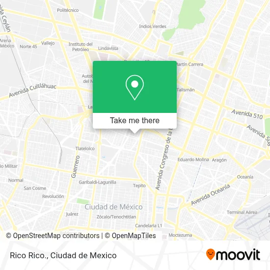 Rico Rico. map