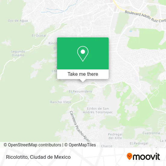 Ricolotito map