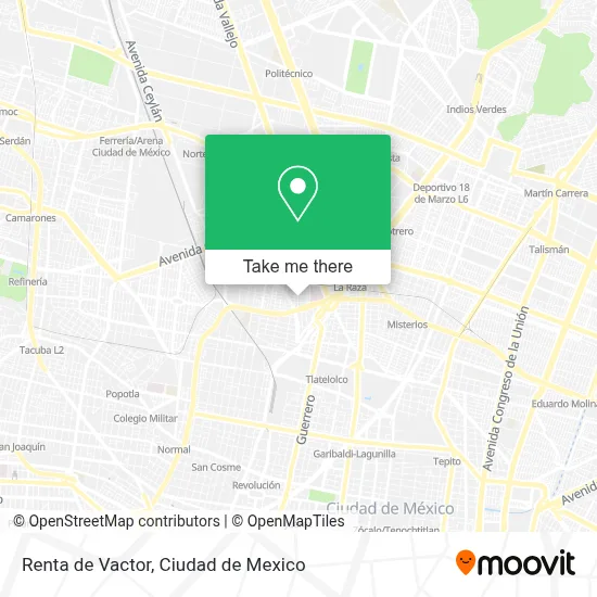 Renta de Vactor map