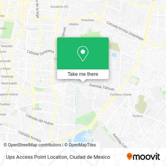 Ups Access Point Location map