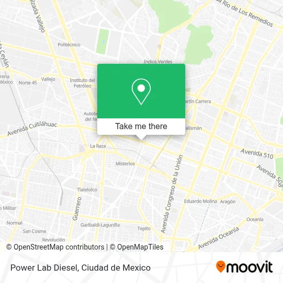 Power Lab Diesel map