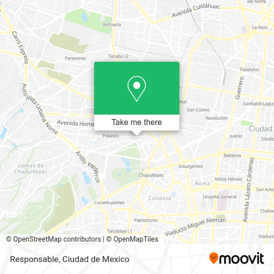 Responsable map