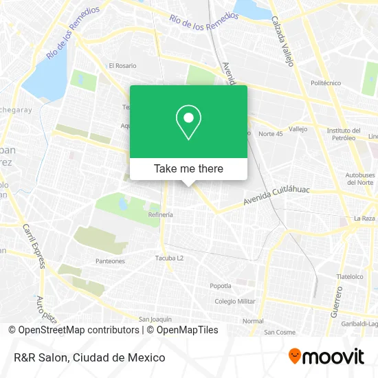 R&R Salon map