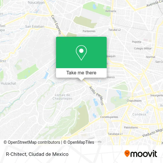 R-Chitect map