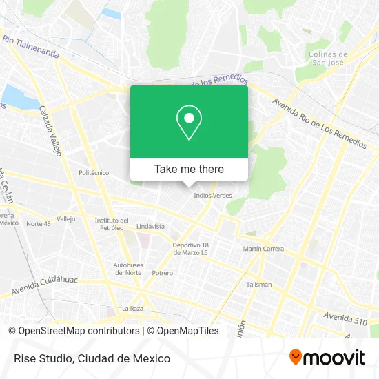 Rise Studio map