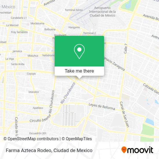 Farma Azteca Rodeo map