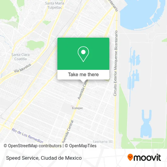 Speed Service map