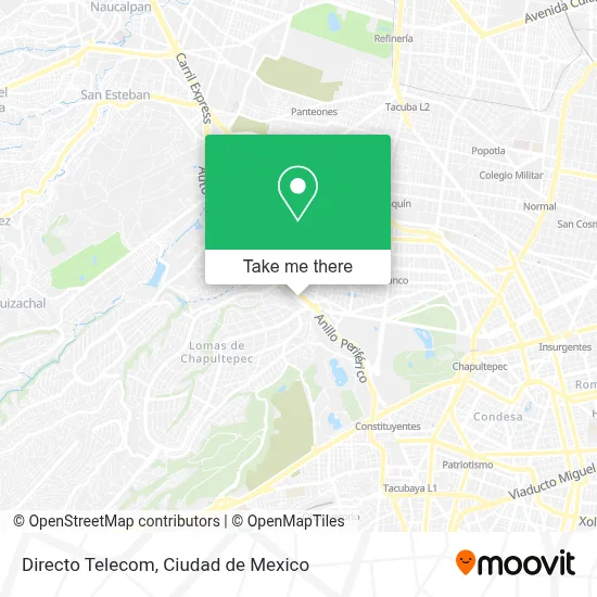 Directo Telecom map