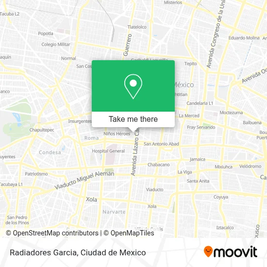 Radiadores Garcia map