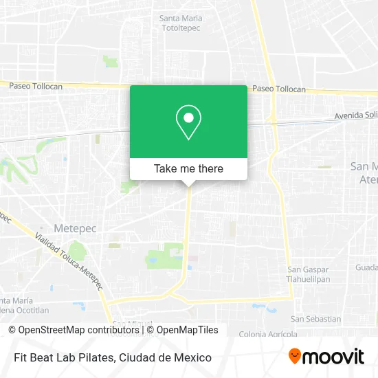 Fit Beat Lab Pilates map