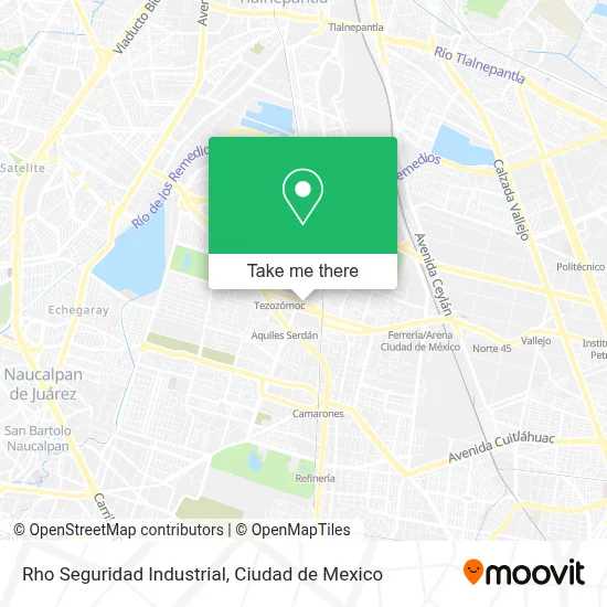 Rho Seguridad Industrial map