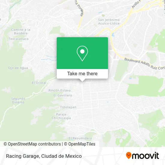 Racing Garage map