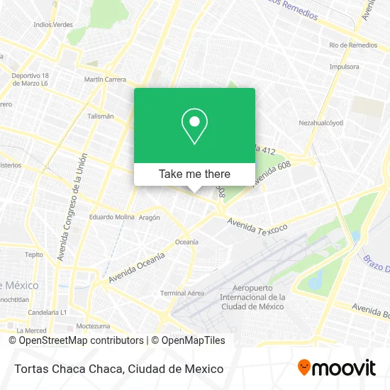 Tortas Chaca Chaca map