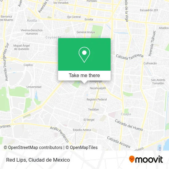 Red Lips map