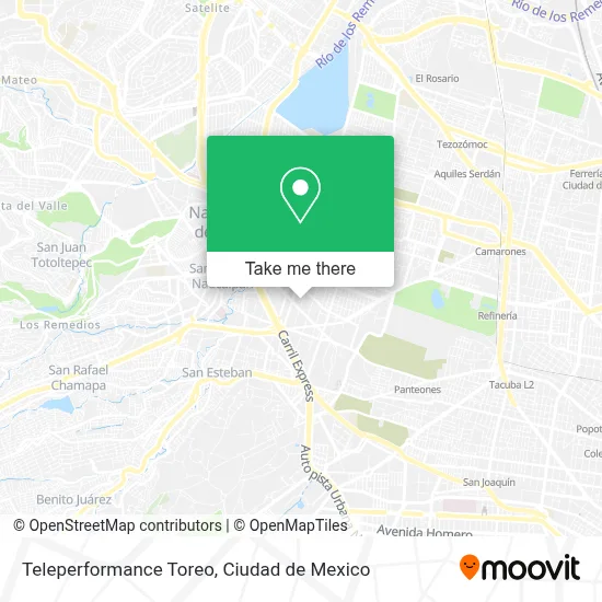 Teleperformance Toreo map