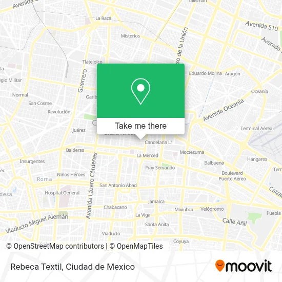 Rebeca Textil map