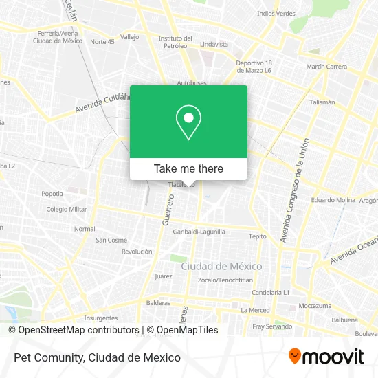 Pet Comunity map