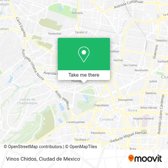 Vinos Chidos map