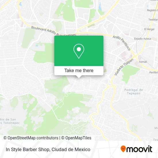 In Style Barber Shop map