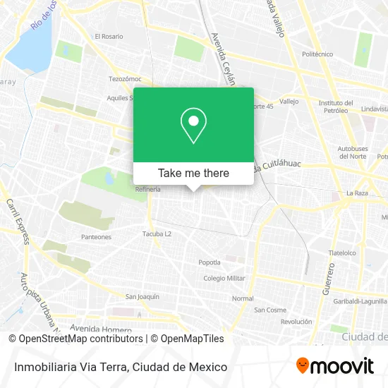 Inmobiliaria Via Terra map