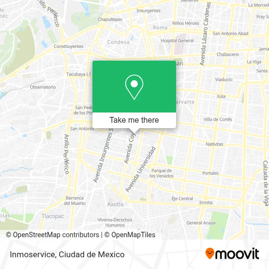 Inmoservice map