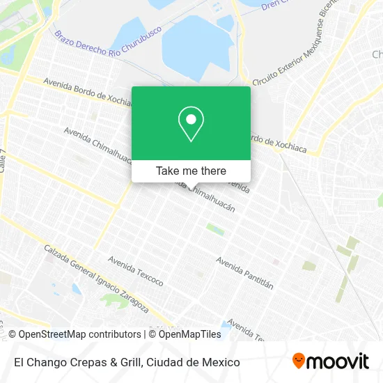 El Chango Crepas & Grill map