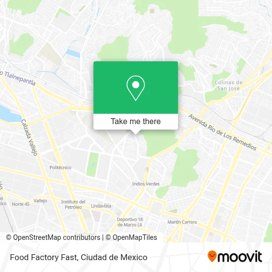 Food Factory Fast map