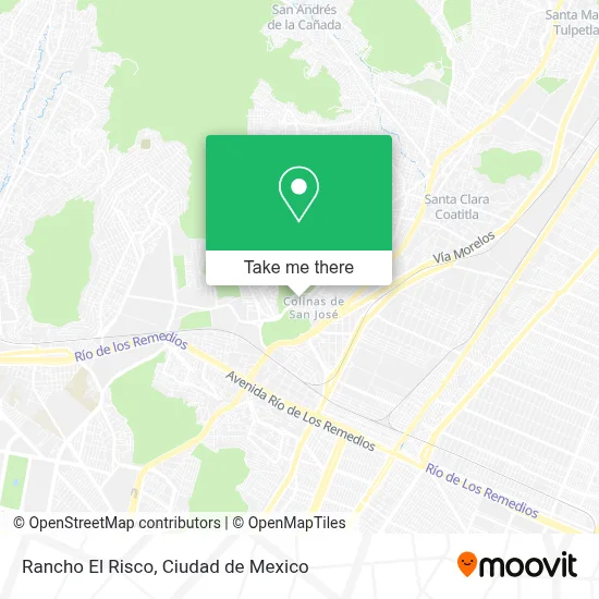 Rancho El Risco map