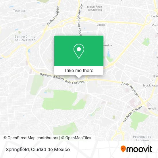Springfield map